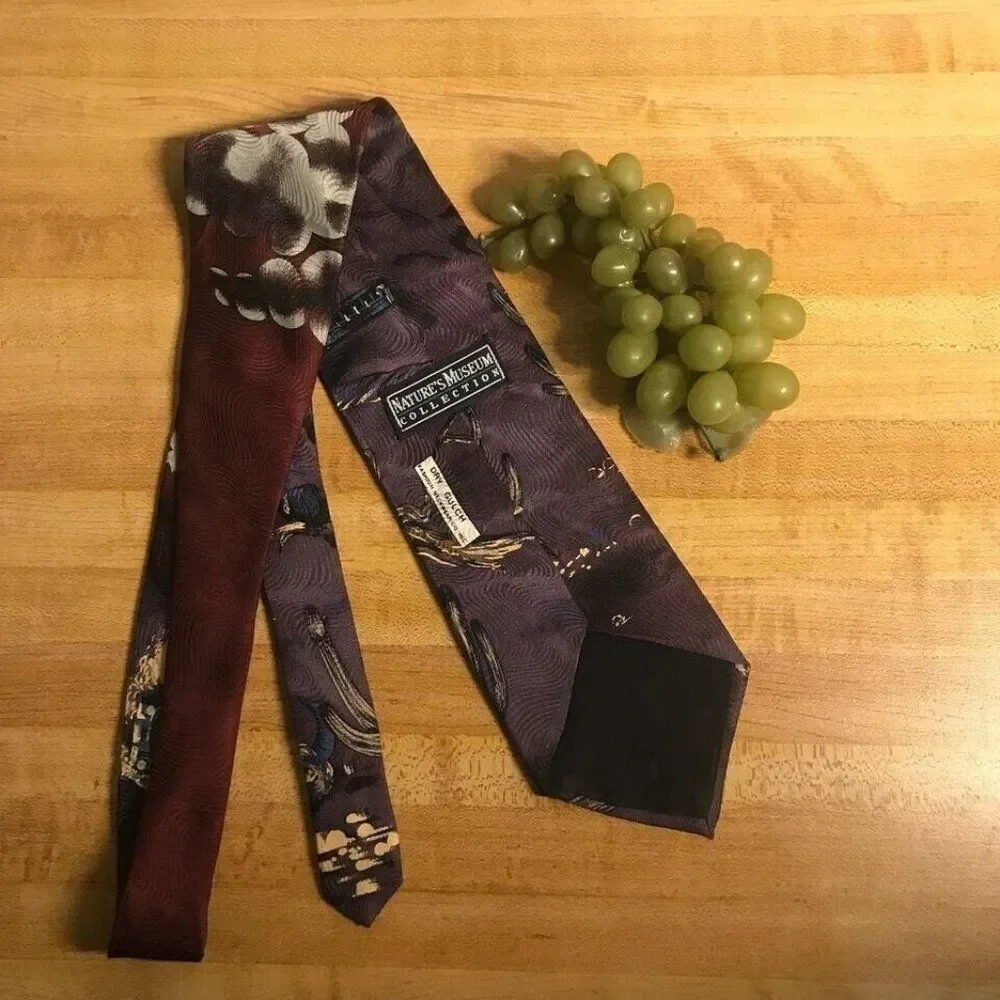 1158 NATURE'S MUSEUM Collection Dry Gulch  NECKTIE 56 in X 3.75 in